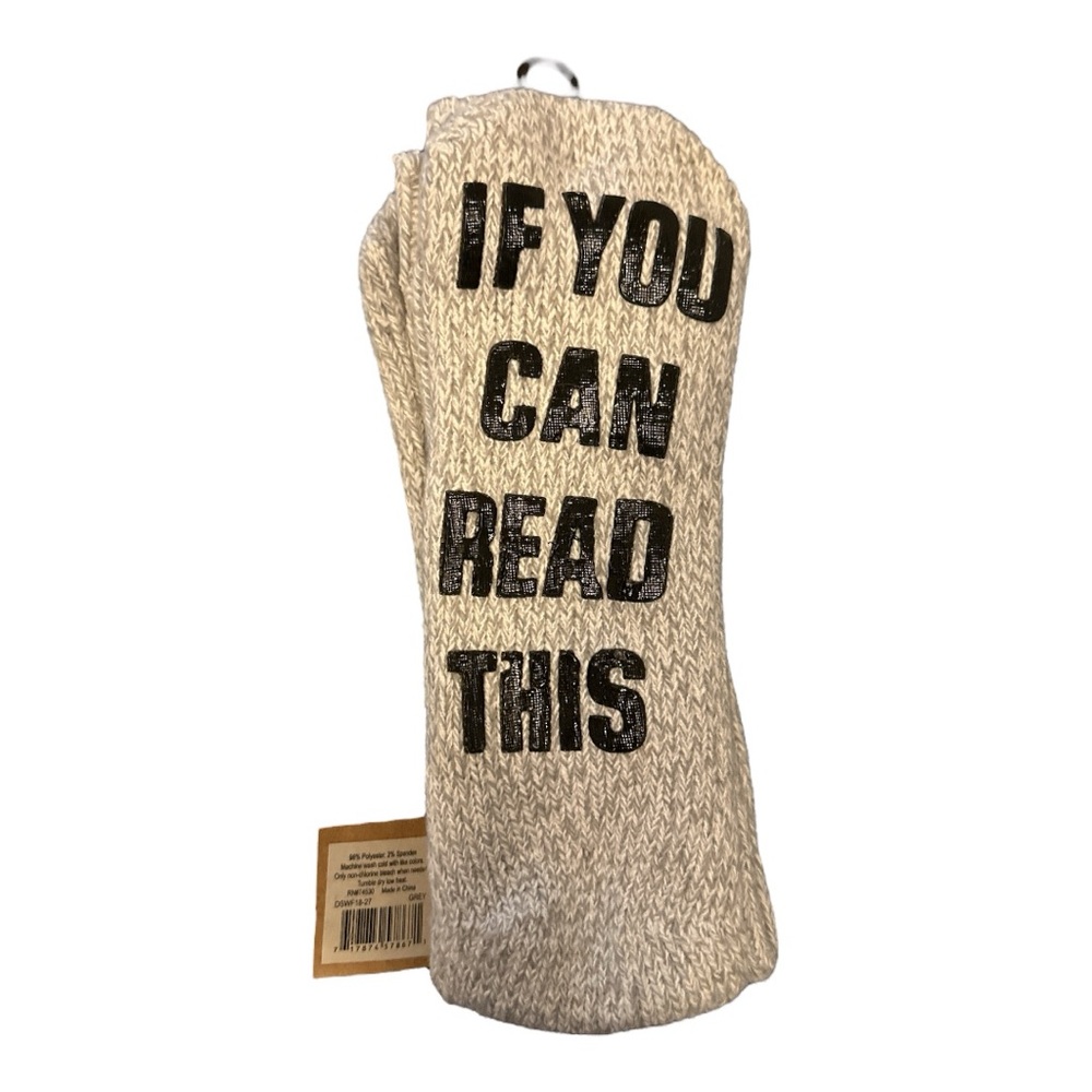 If You Can Read This…..Socks